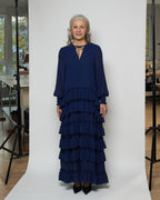 Сукня довга оборки рукав гумка