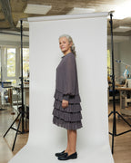 Сукня довжина до колін з оборками рукав на гумці