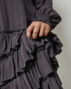 Сукня довжина до колін з оборками рукав на гумці