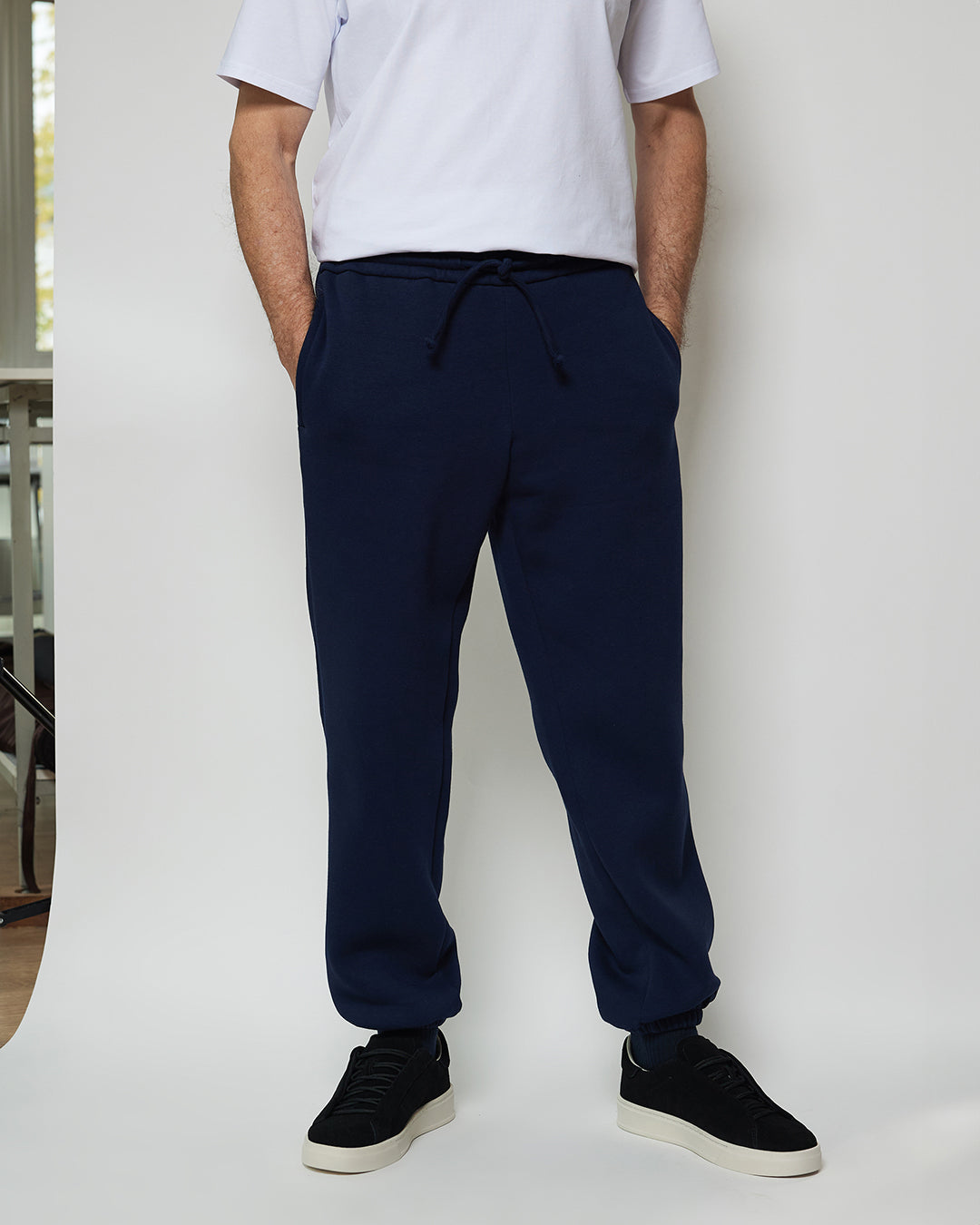 Брюки чоловічи з поясом на гумці