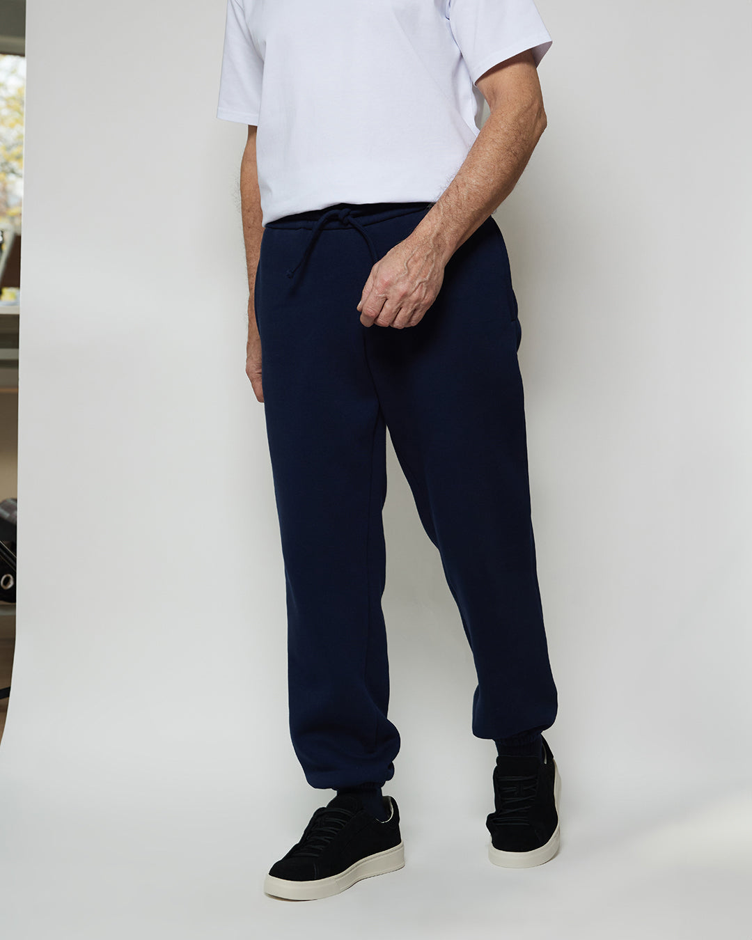 Брюки чоловічи з поясом на гумці