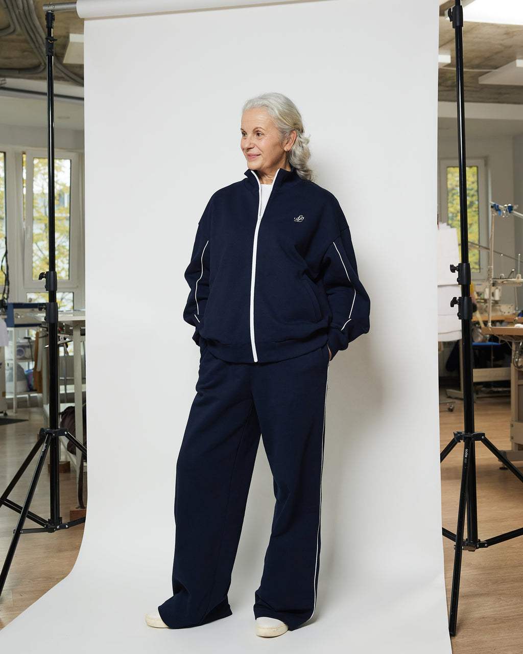 Штани широкі довгі з кишенями