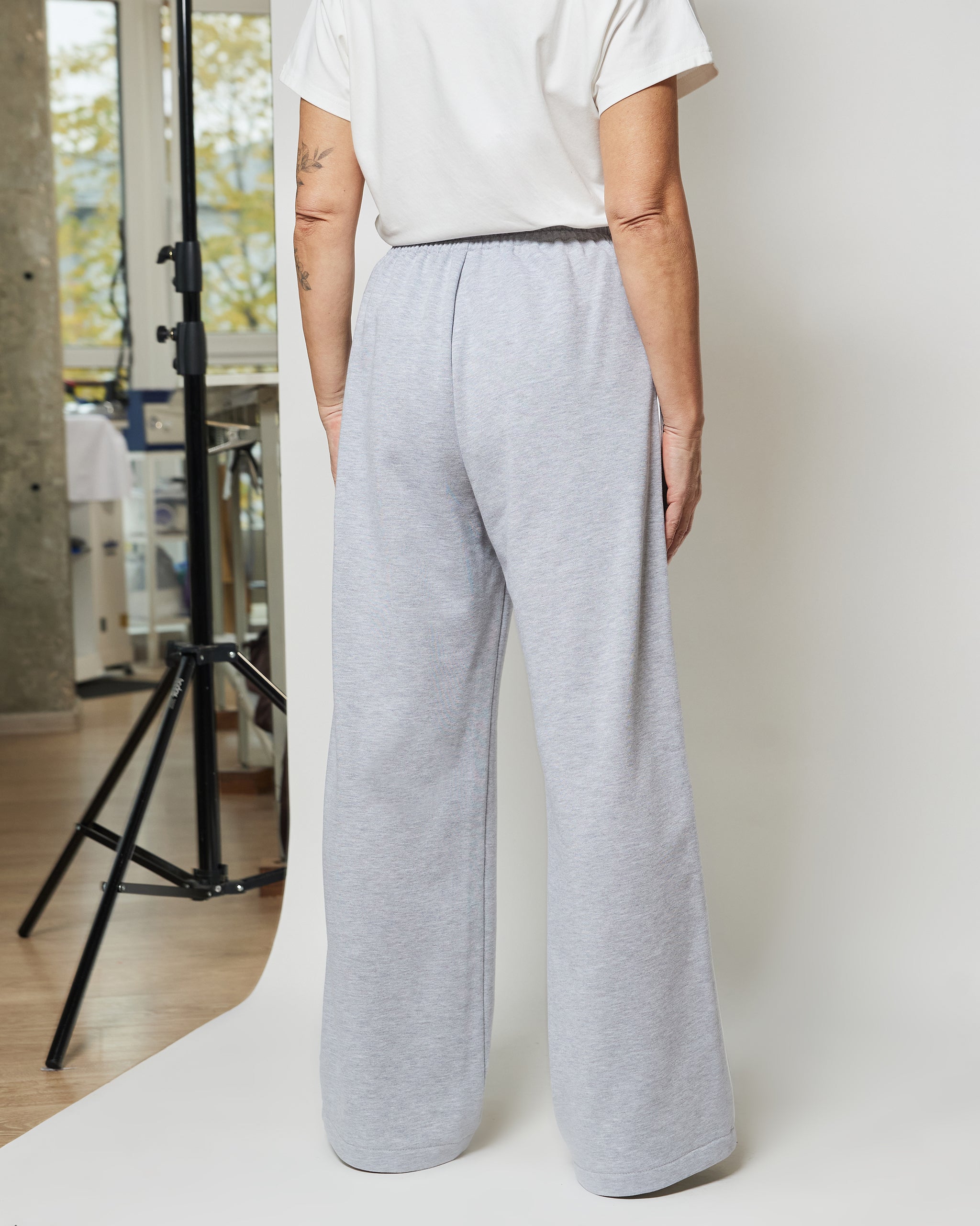 Штани широкі довгі з кишенями