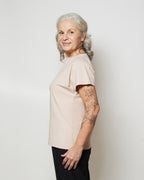 Футболка жіноча з кроєм по косій