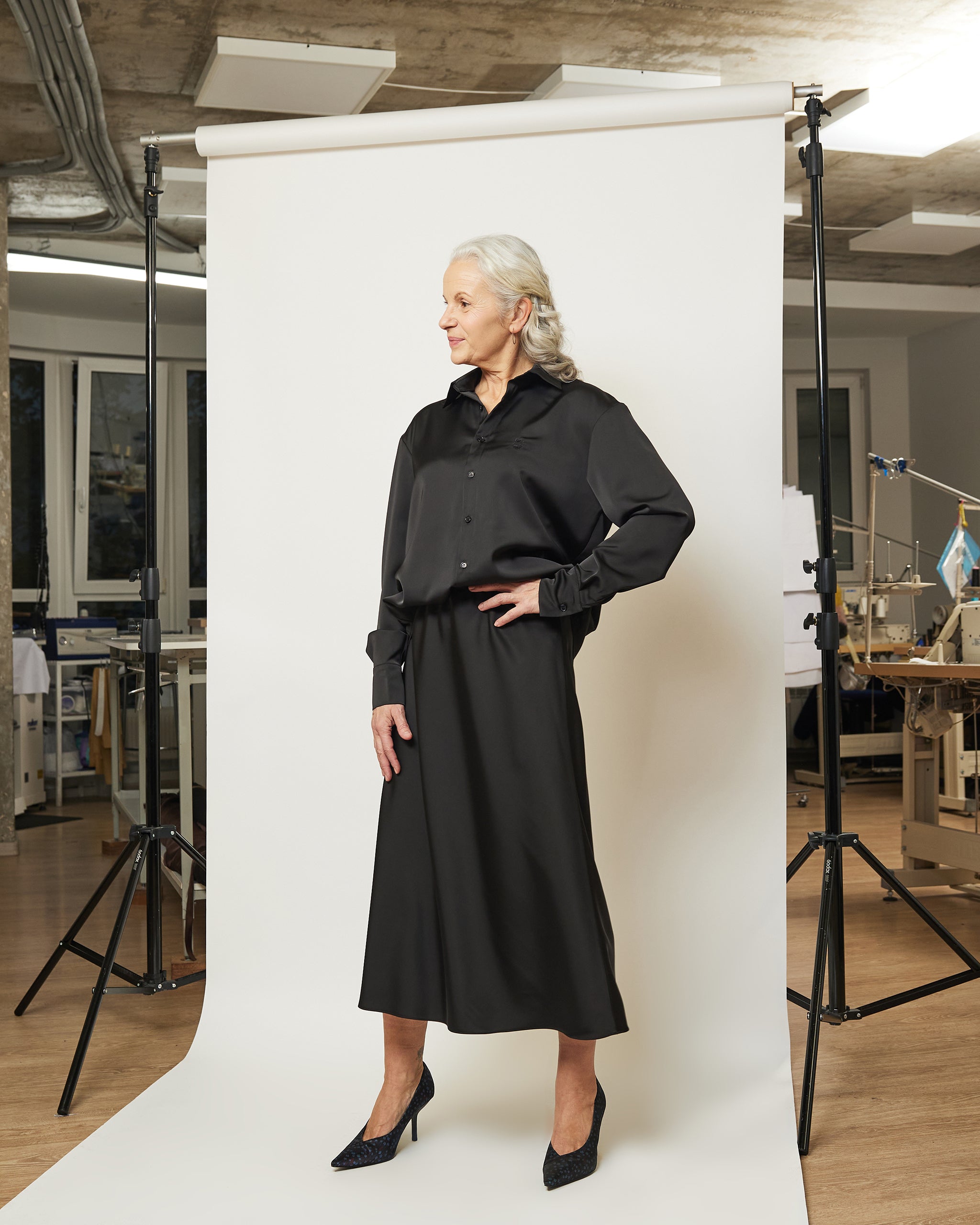 Спідниця кроєна по косій